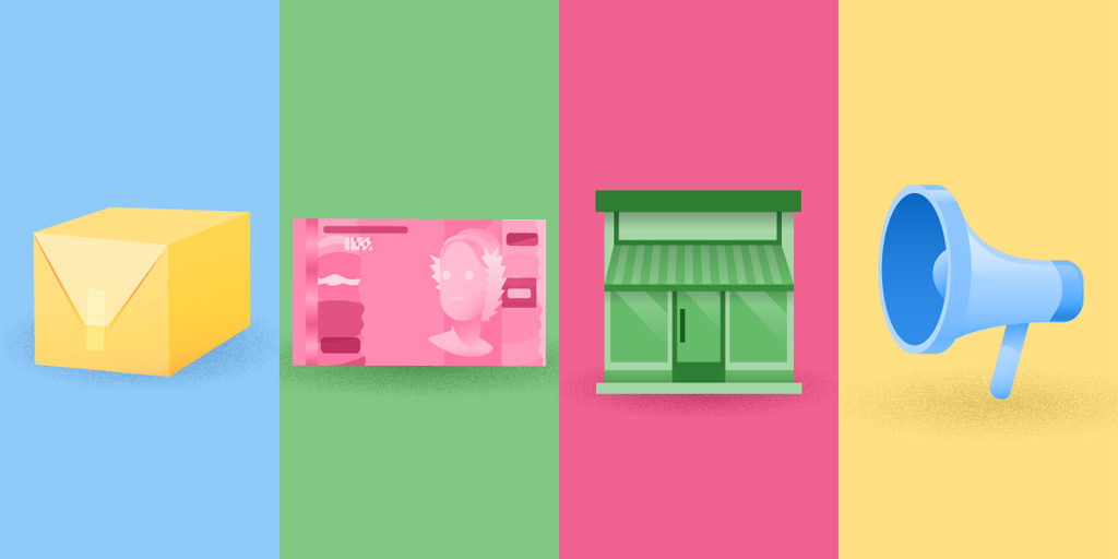 Entenda os 4Ps de marketing de uma vez por todas.